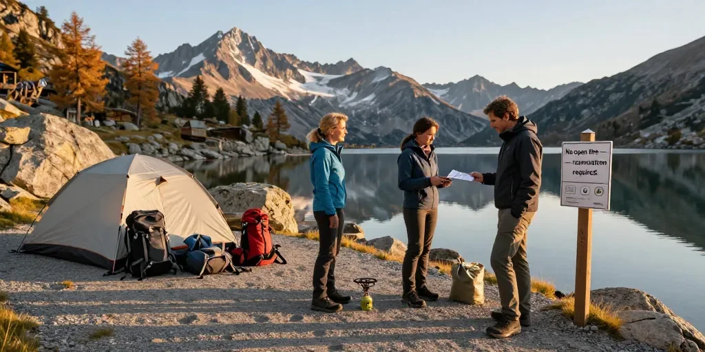 Bivouac au Lac des Chéserys : la réservation et les règles, comment faire ?
