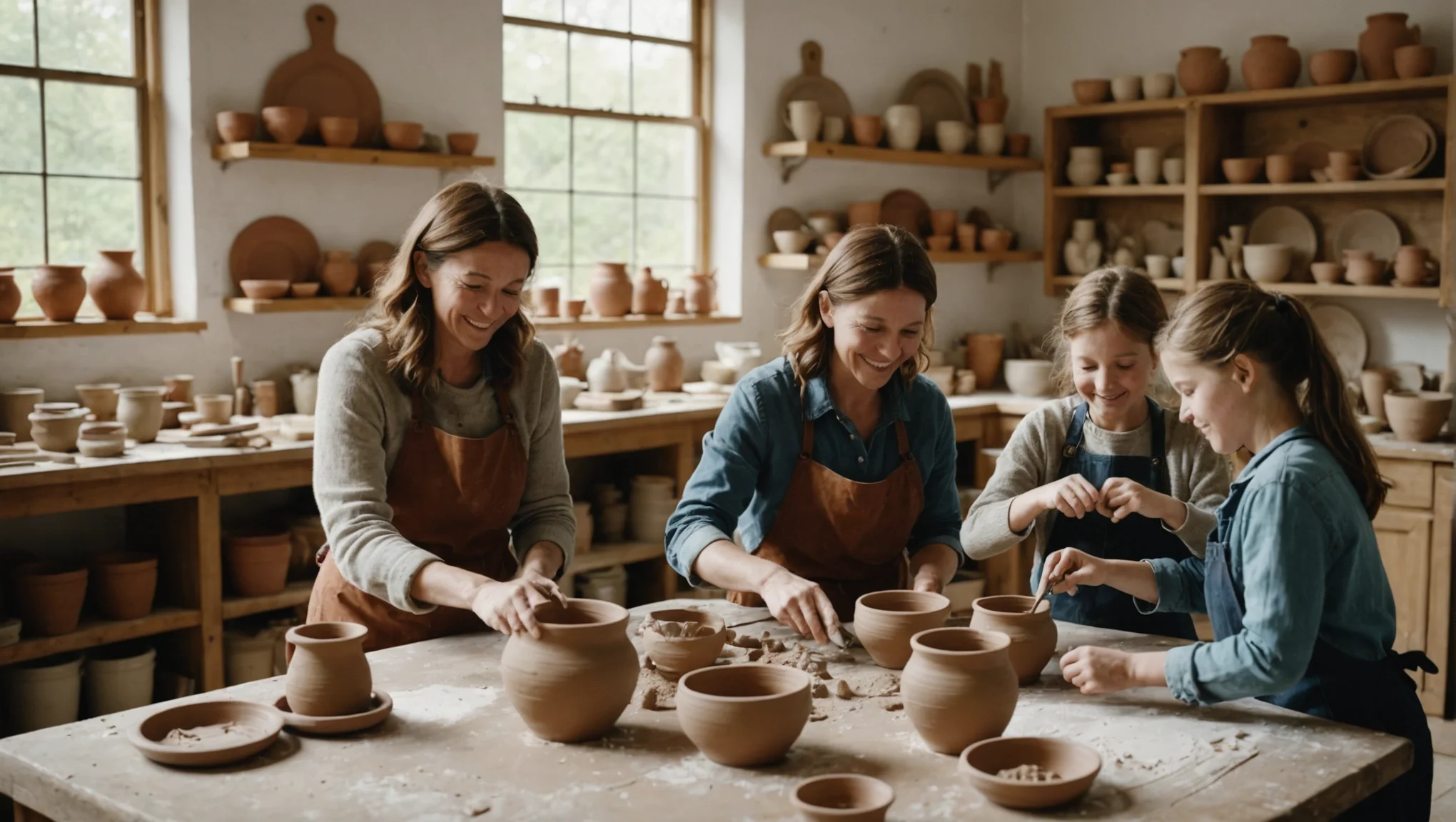 Créer des Souvenirs en Famille: Initiation à la Poterie en Argile