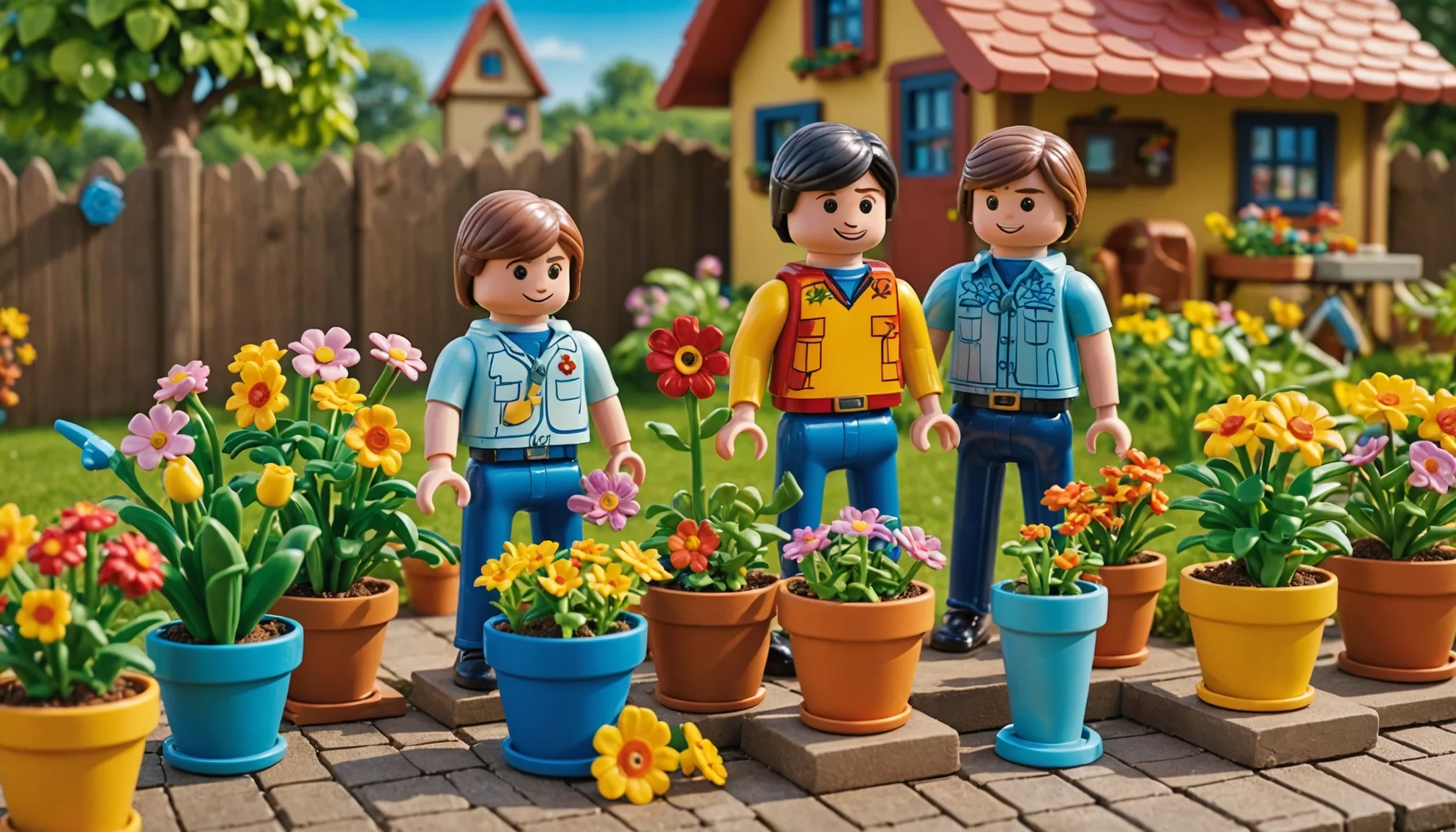 Des pots de fleurs playmobil : l'art de jardiner en famille façon ludique !