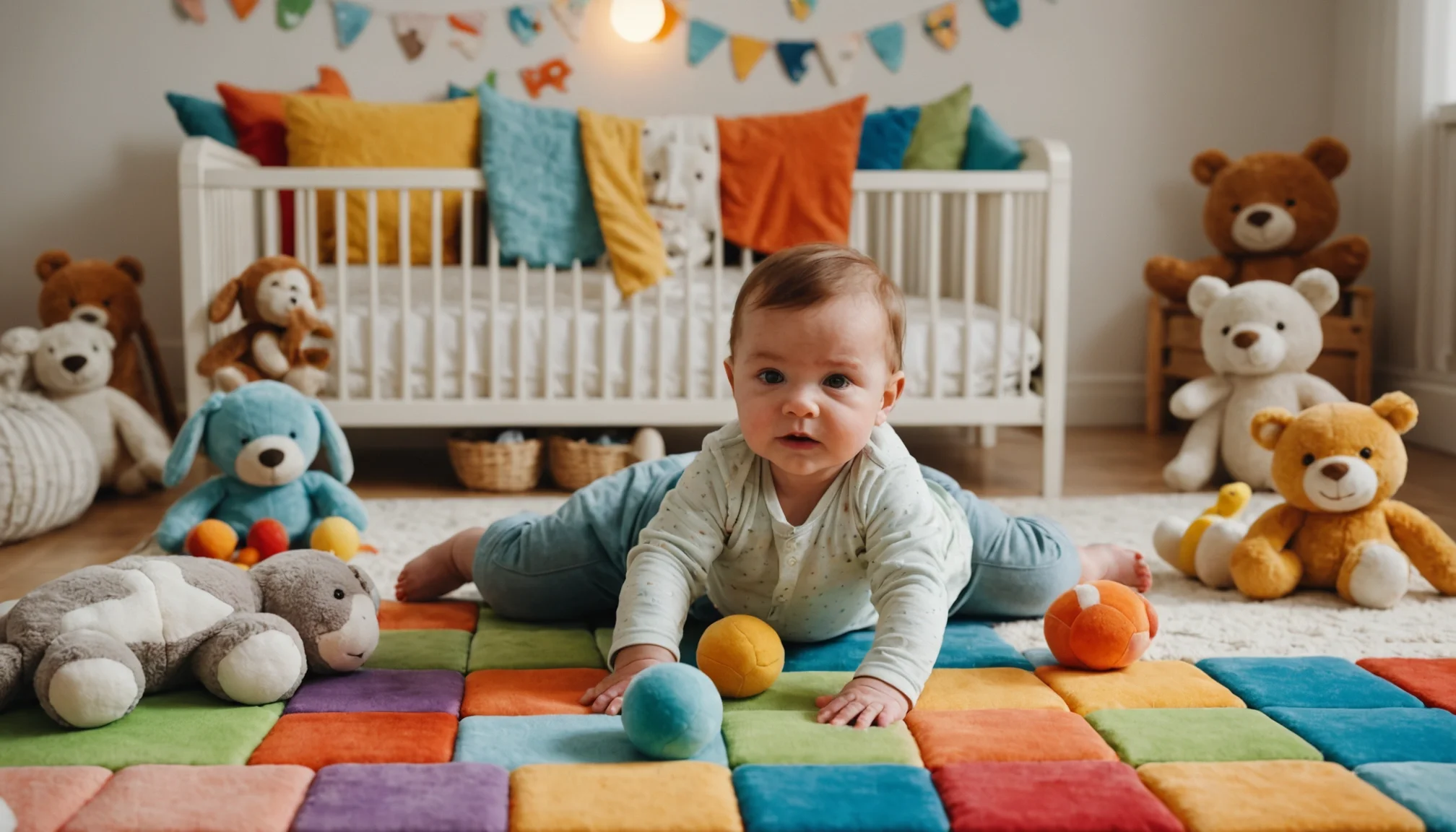 Les jeux des 6 mois pour éveiller l'imaginaire de votre bébé avec douceur