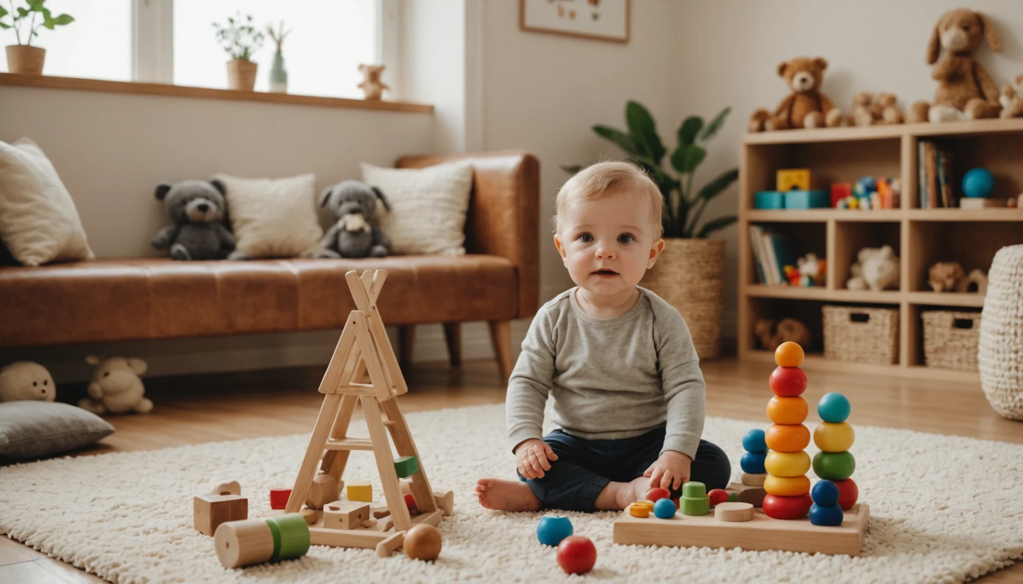 Les jouets Montessori pour éveiller la curiosité des bébés de 18 mois