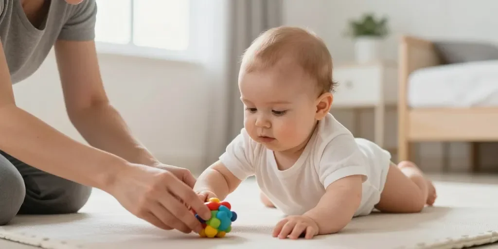 Motricité bébé 9 mois : Les 7 exercices simples pour progresser