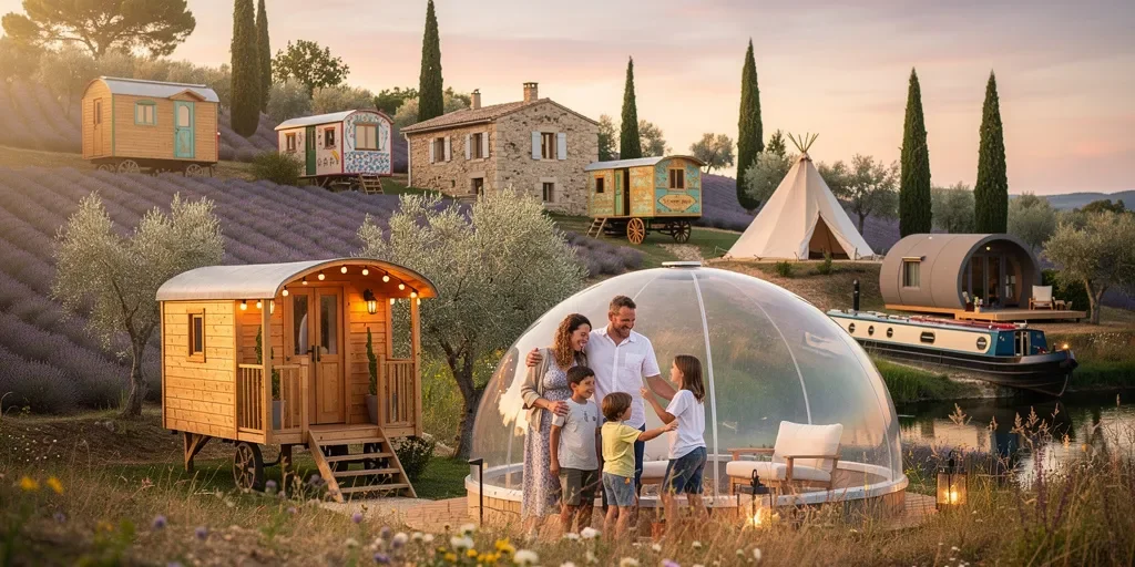 Nuit insolite en famille sud de la France : les 8 hébergements idéaux