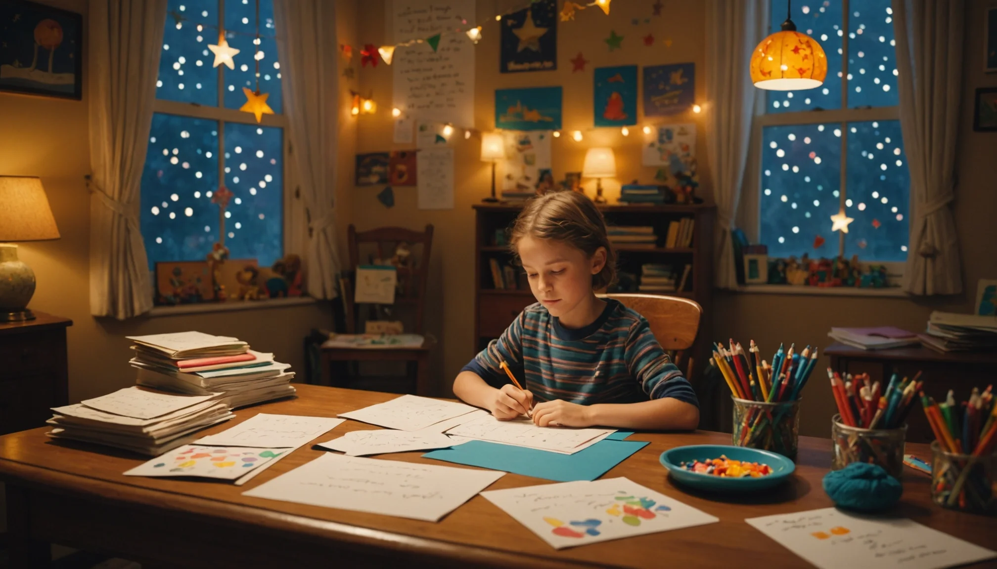 Quand la petite souris reçoit du courrier : les mots tendres des enfants