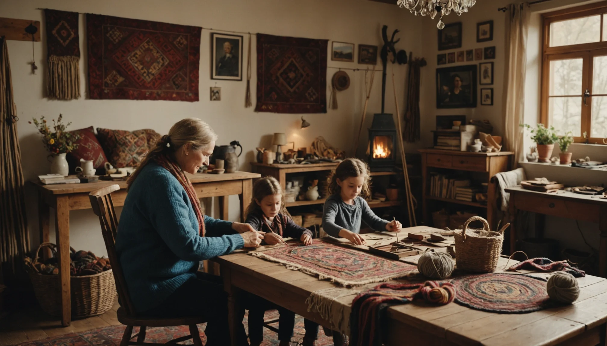 Transformez votre maison : tableaux en laine, une déco chaleureuse en famille !