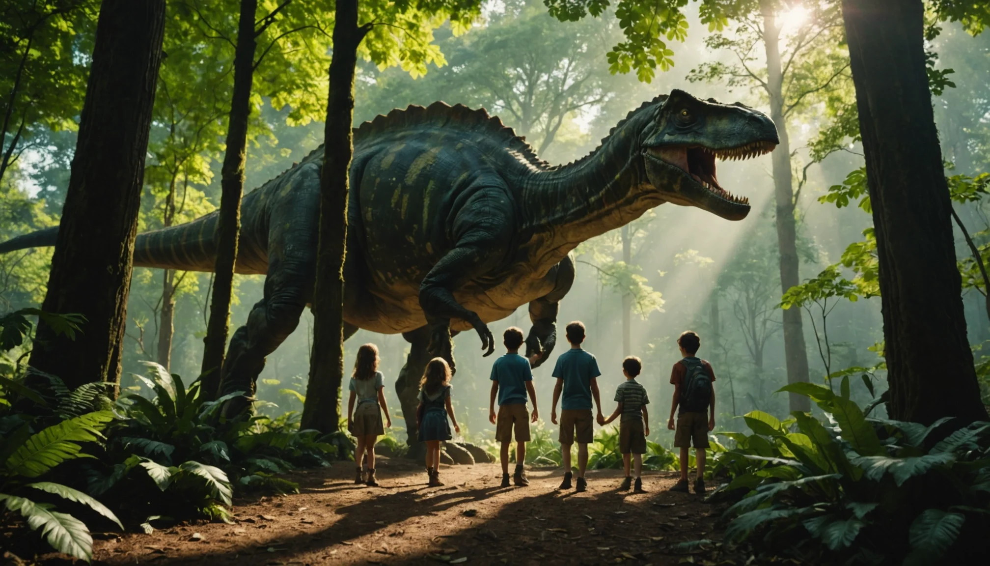Une aventure en famille à travers le monde perdu des dinosaures cachés